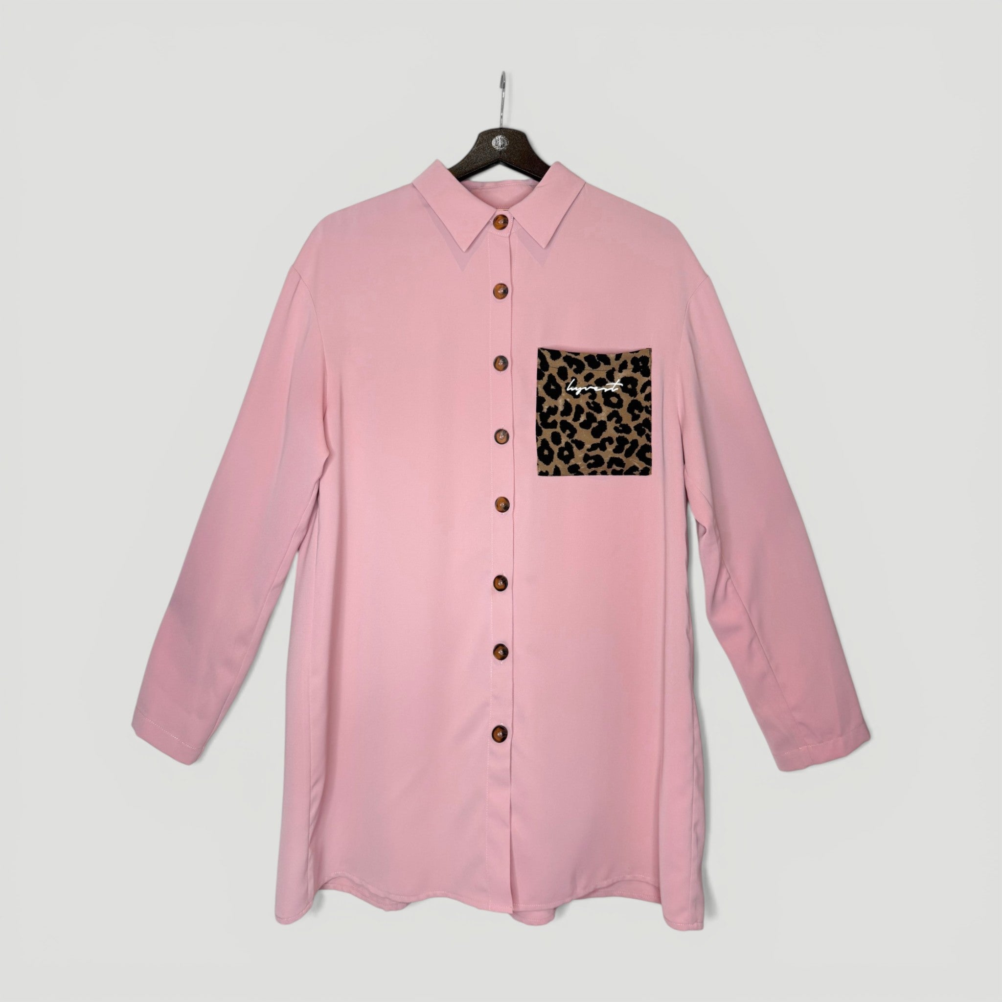 HYVEST Bluse Langarm Simply Helles Rosa