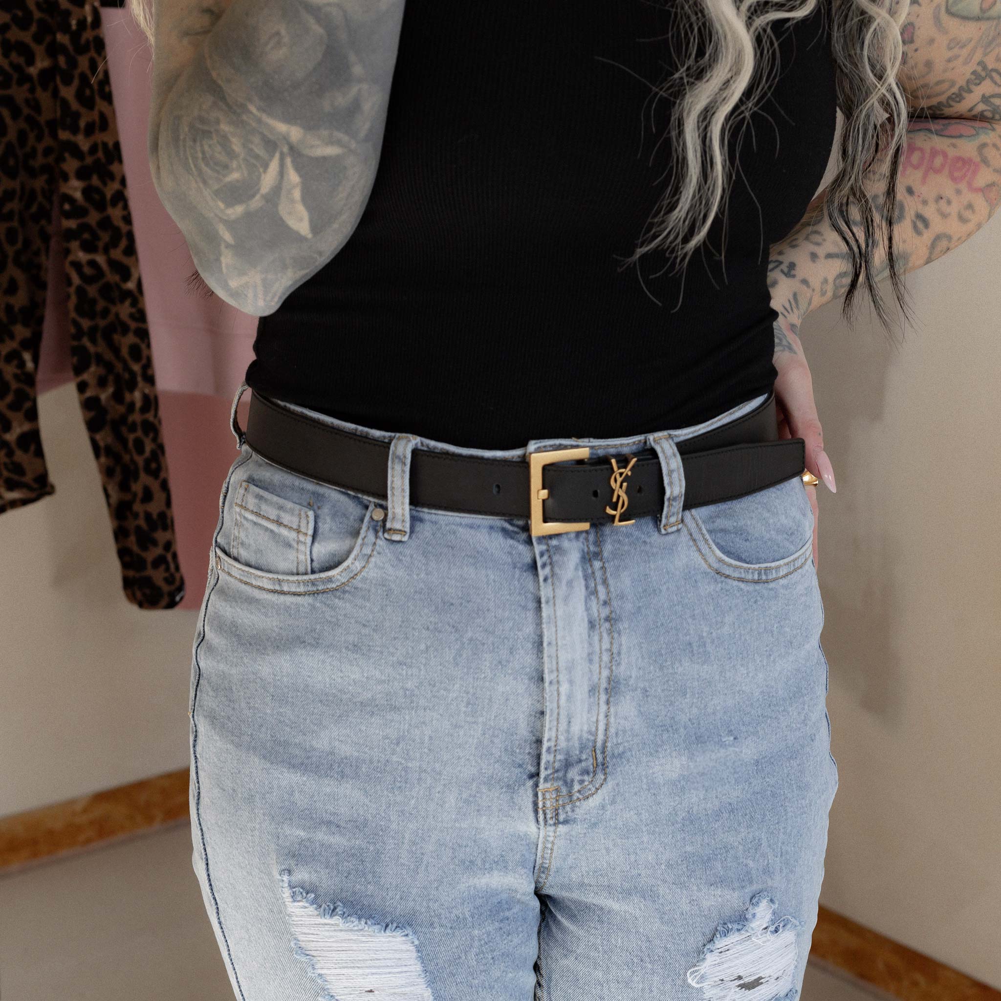 HYVEST Mom Jeans in hellem Denimblau für deine täglichen Outfits