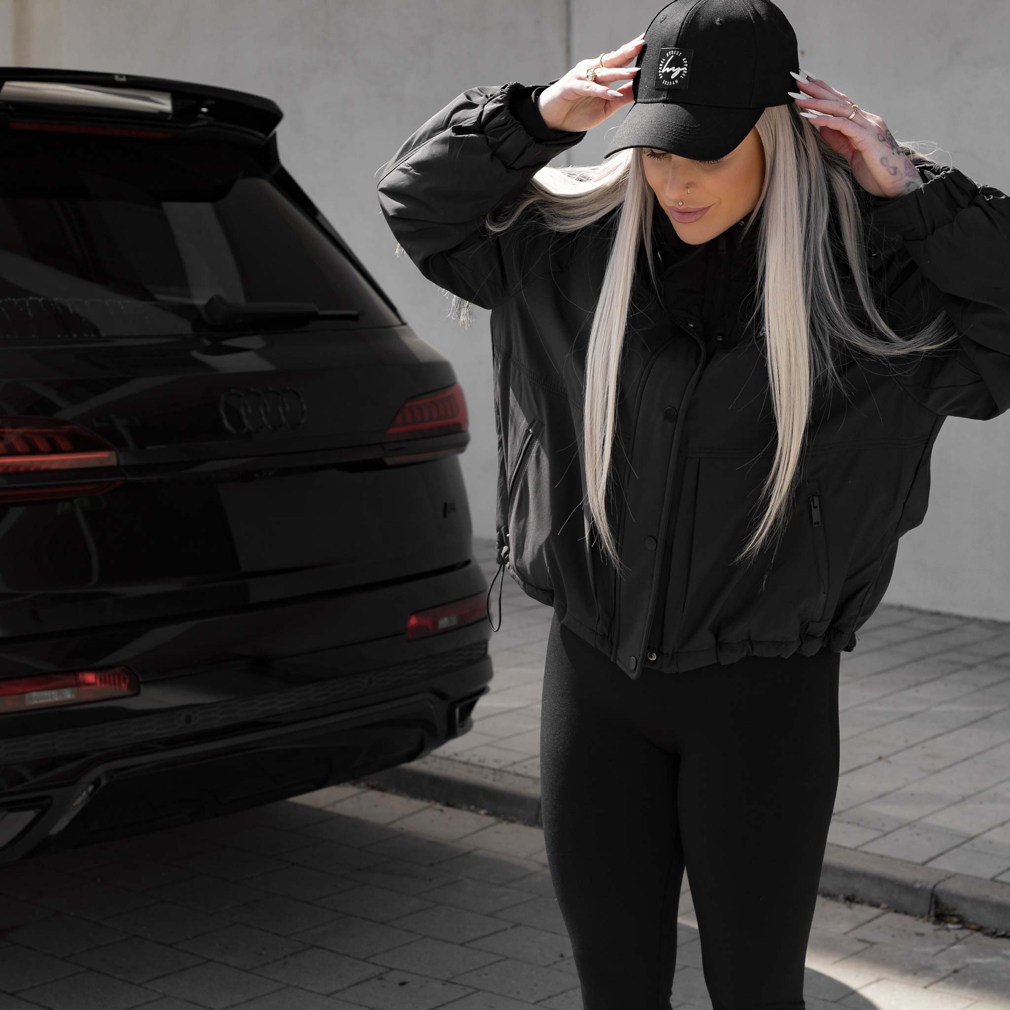 HYVEST Parka leicht wattiert 3in1 in Farbe schwarz als Übergangsjacke