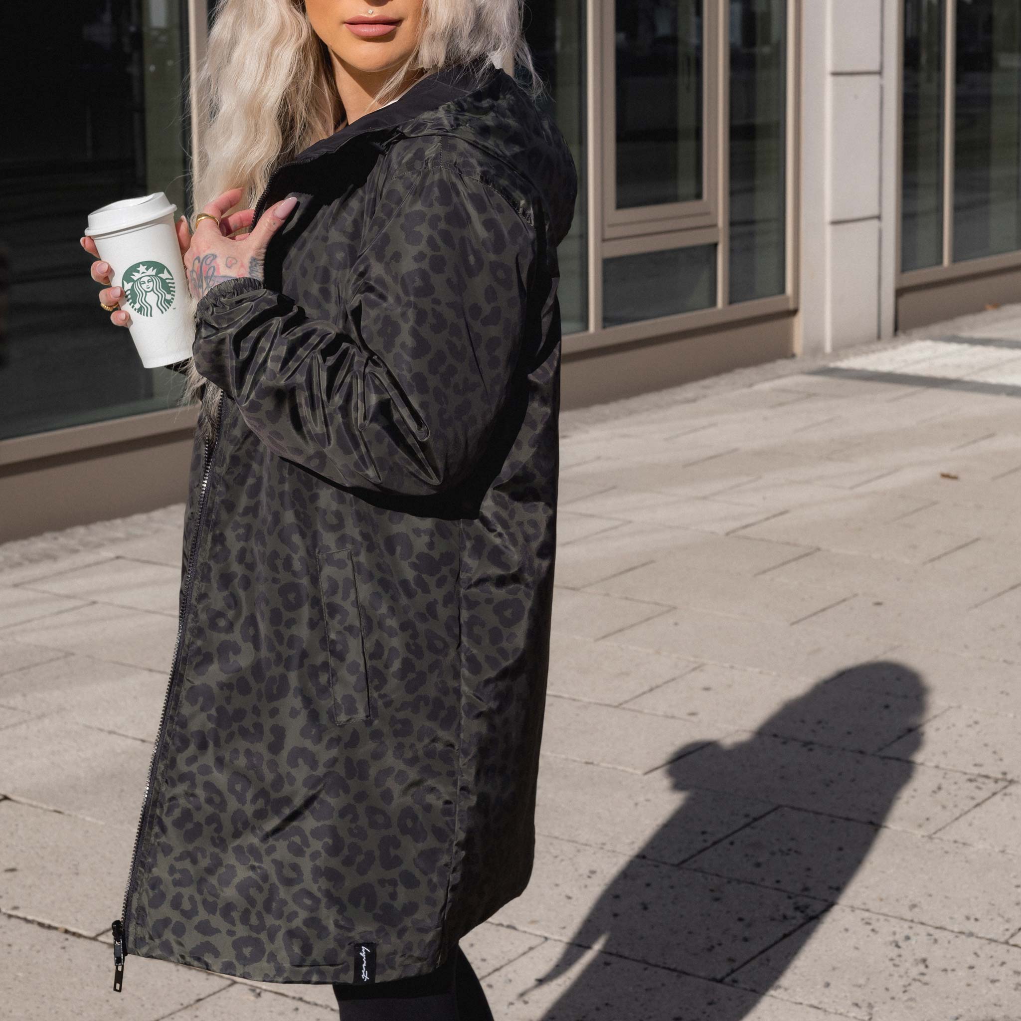 HYVEST Outfit Frauen Übergang in Olive oder Schwarz zum Wenden