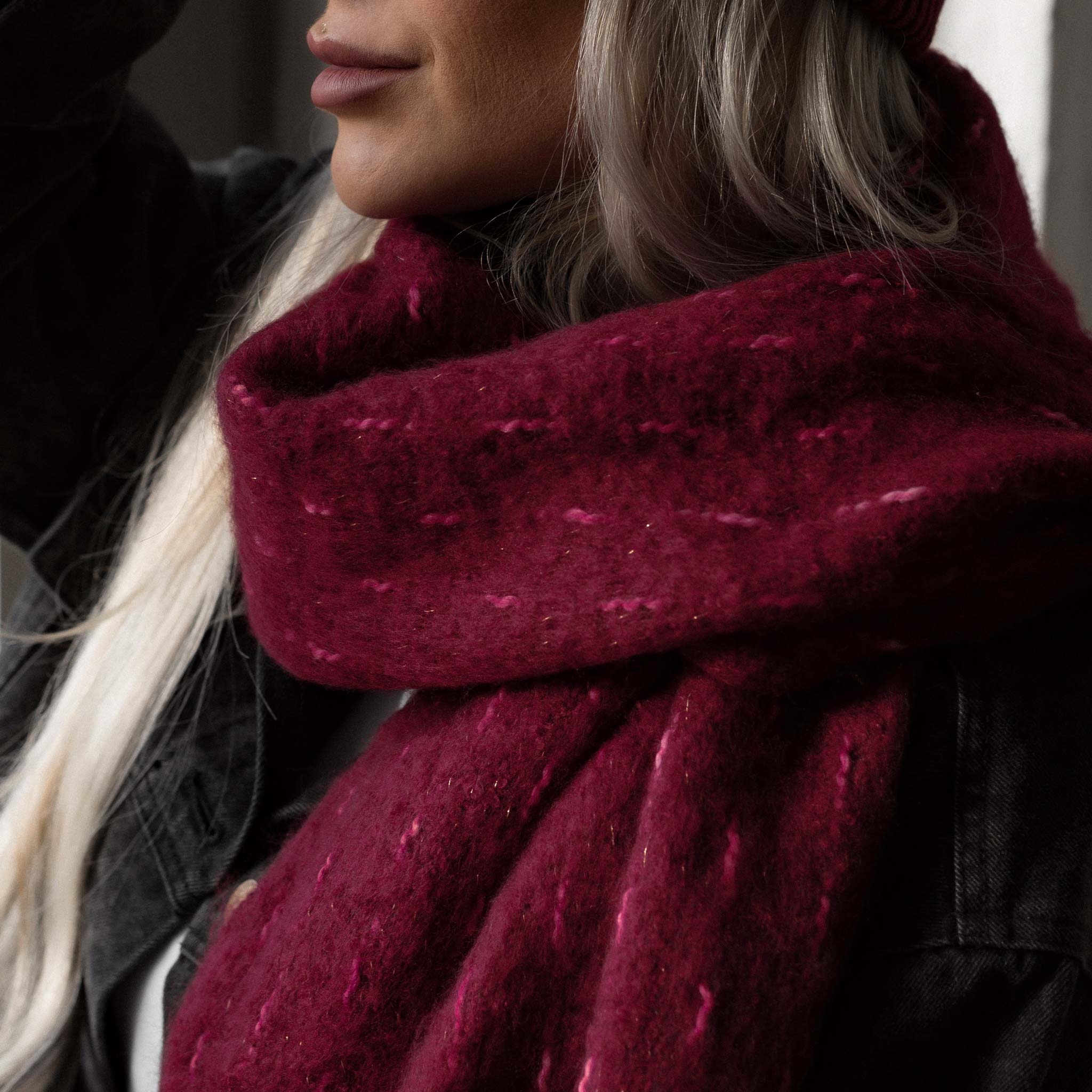 HYVEST Winter Schal XXL für Damen