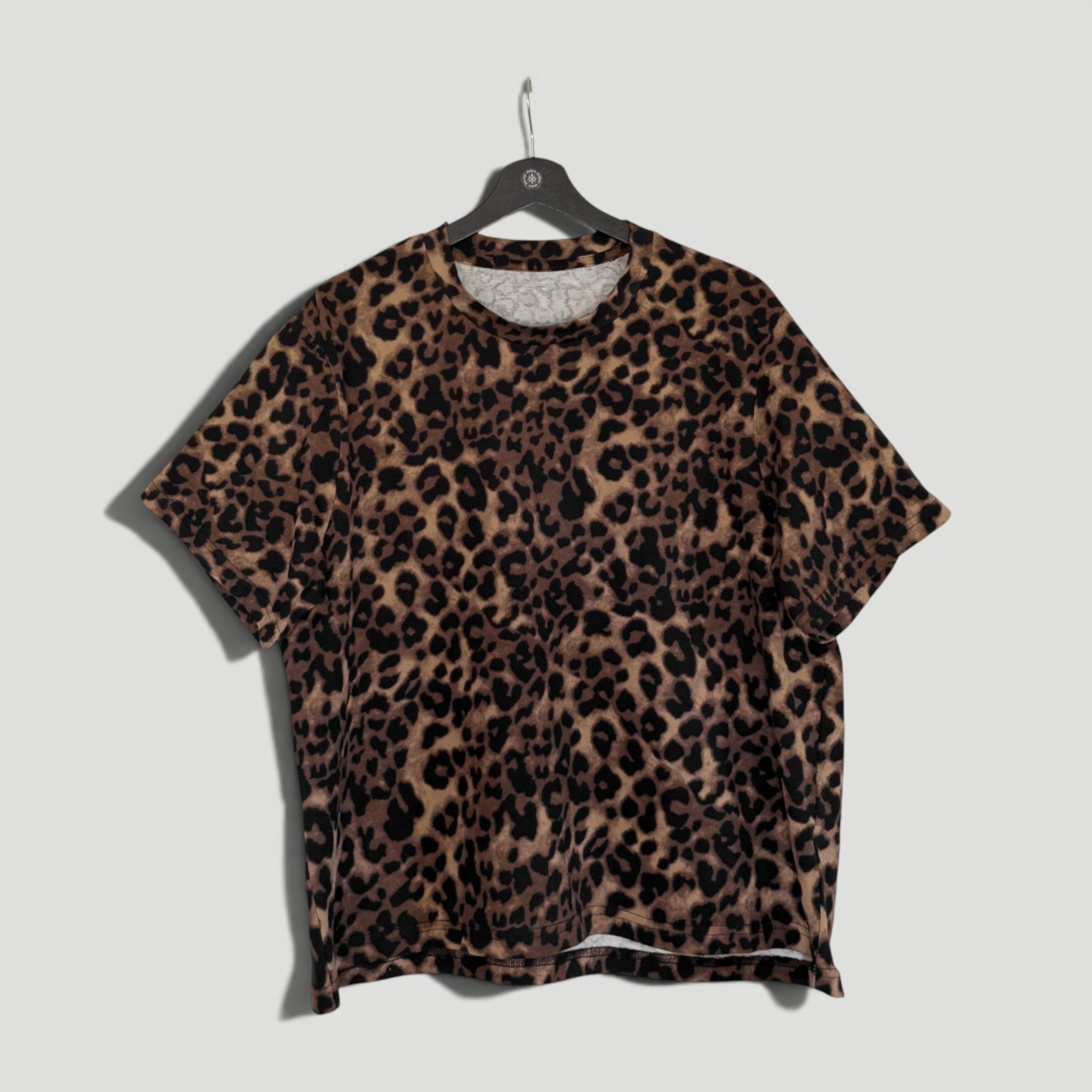 HYVEST T-Shirt Leo Stretch Dunkles Braun