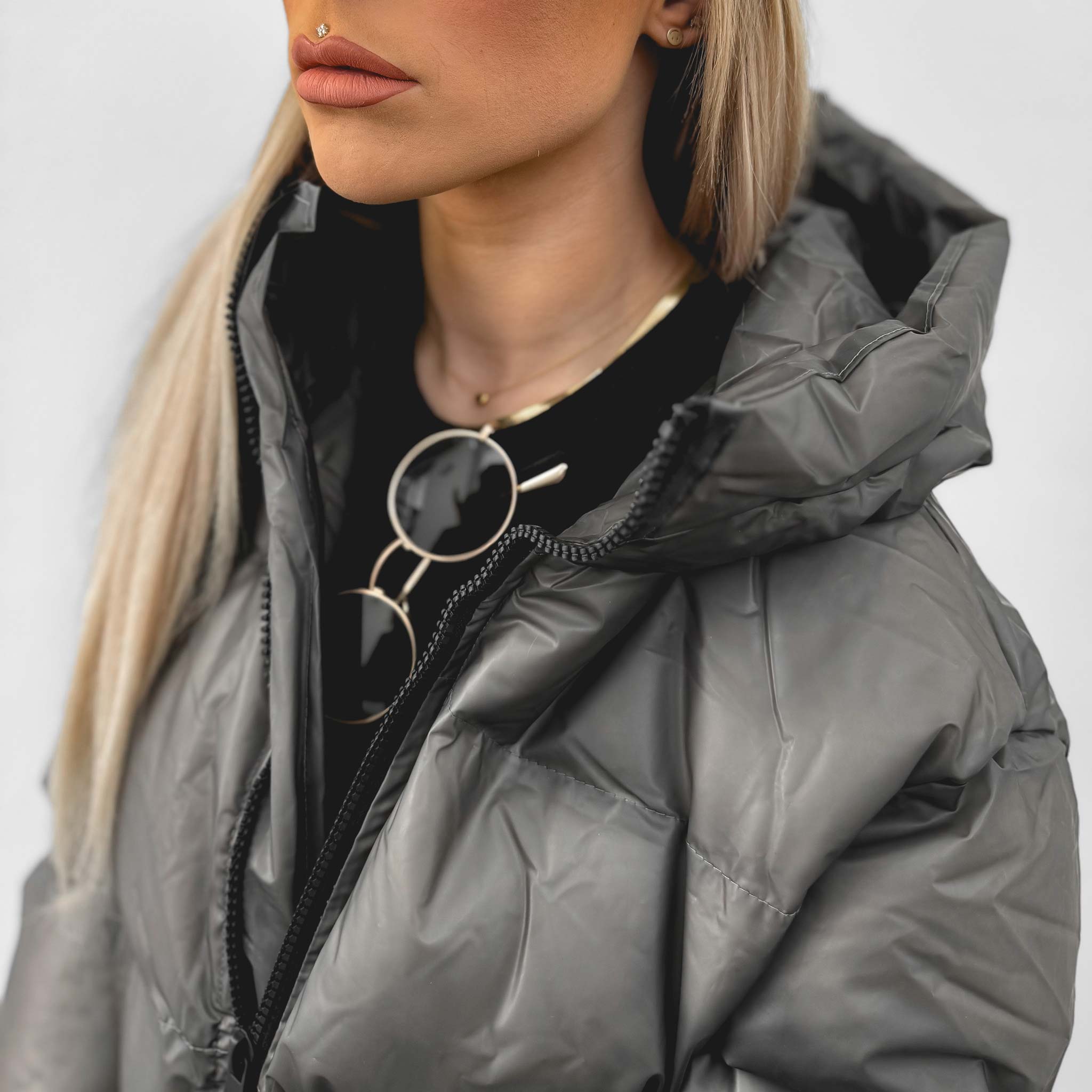 HYVEST Frauen Winterjacke mit Kapuze