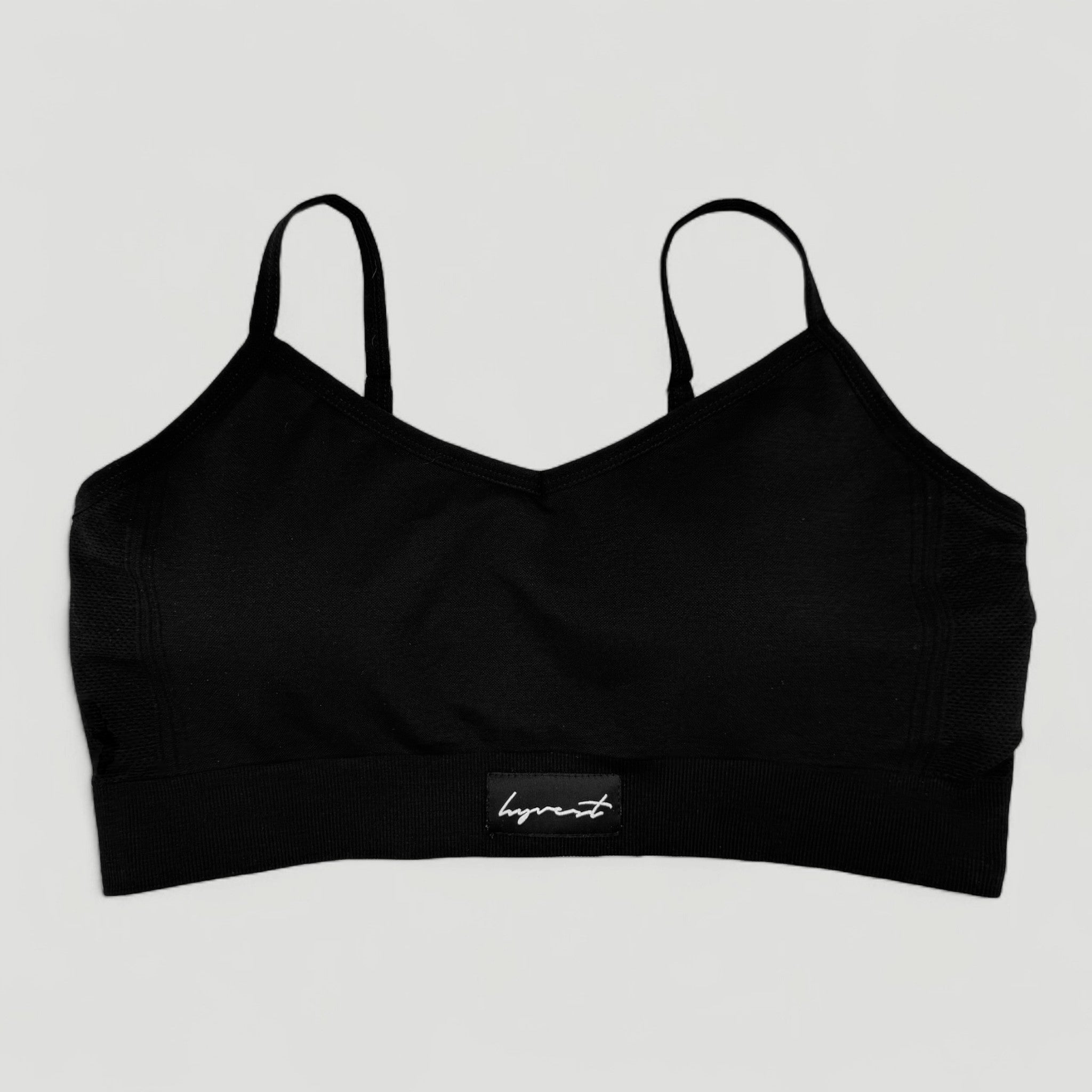 HYVEST Bralette wattierter BH bügellos für Frauen in Schwarz