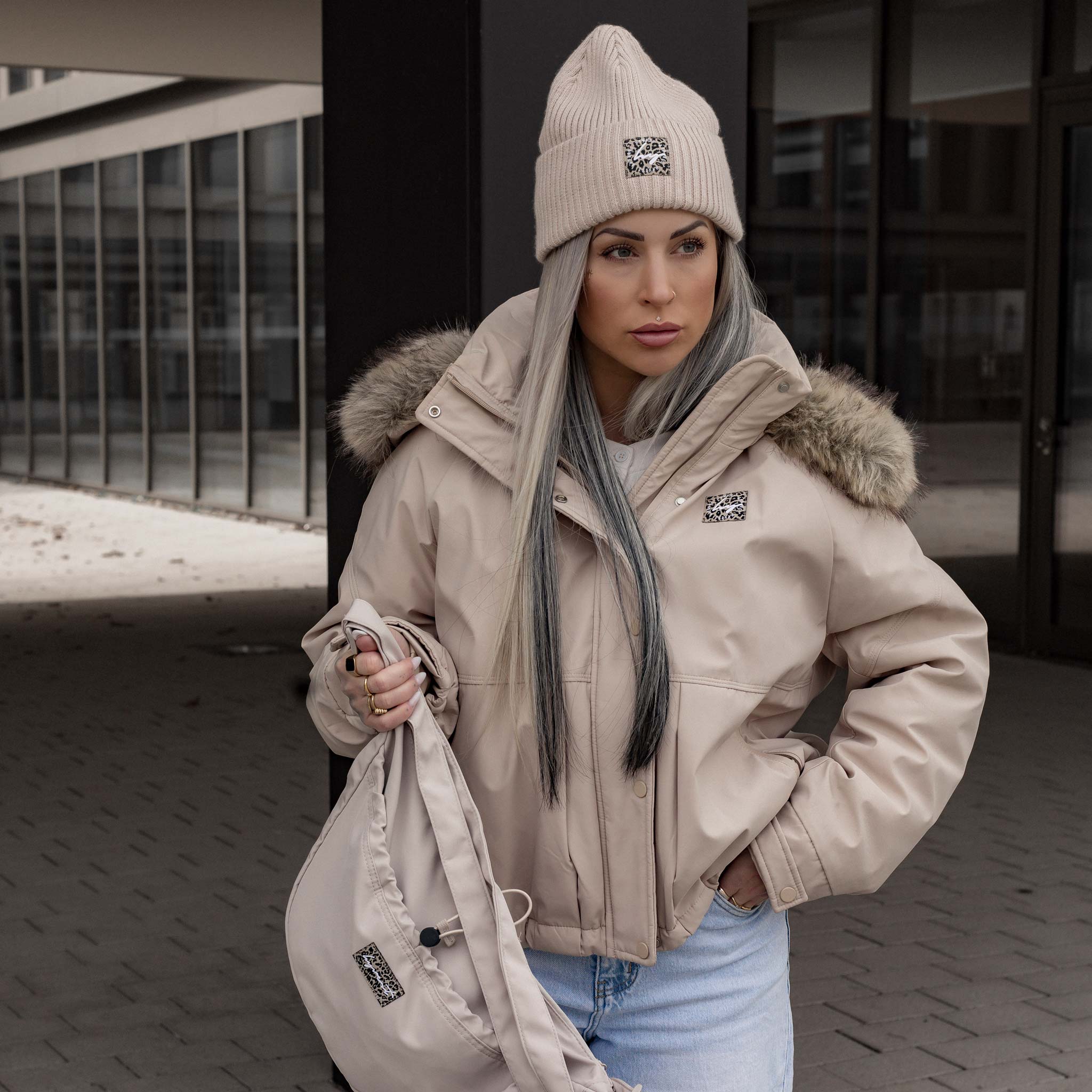HYVEST Damen Parka leicht gefüttert für Übergang und kühle Tage