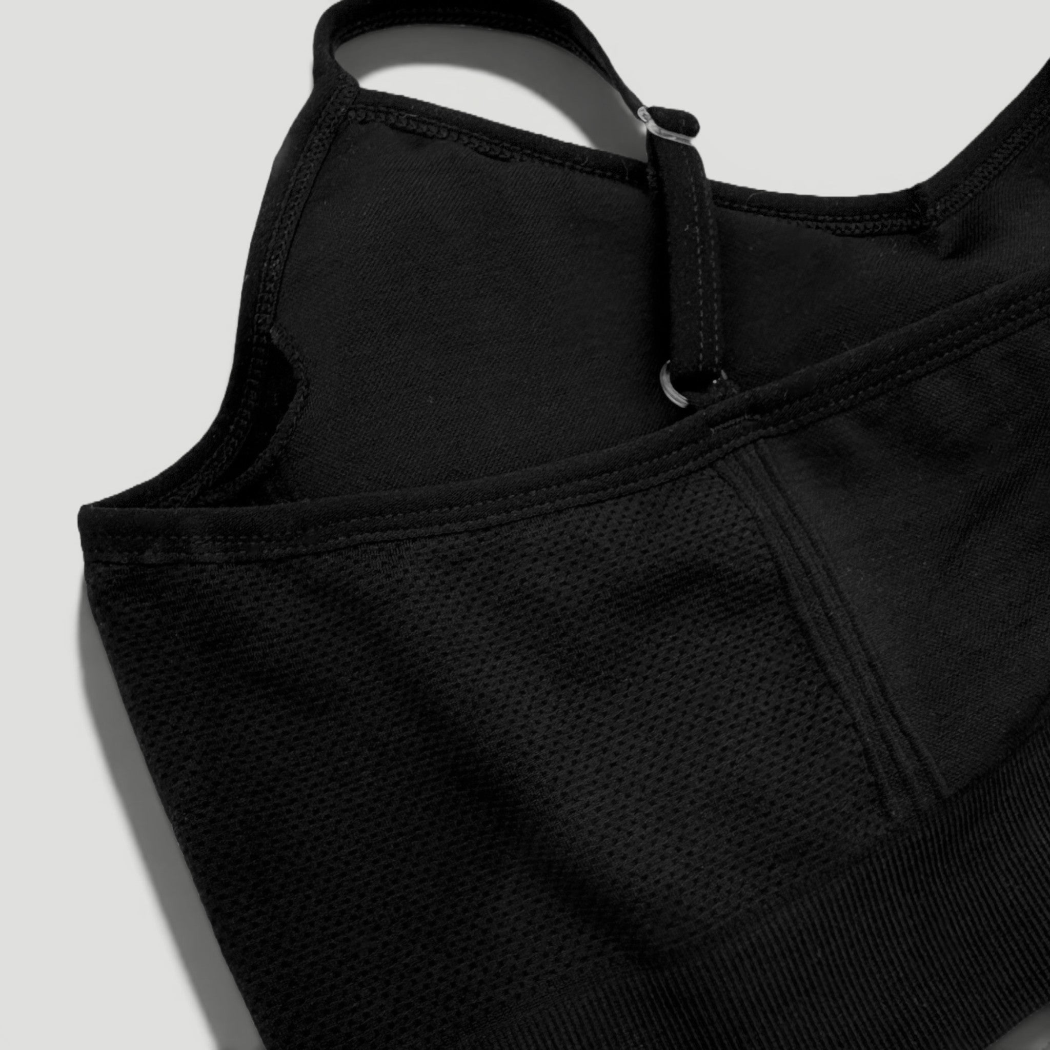 HYVEST Damen Bralette ohne Bügel mit verstellbaren Trägern in Schwarz