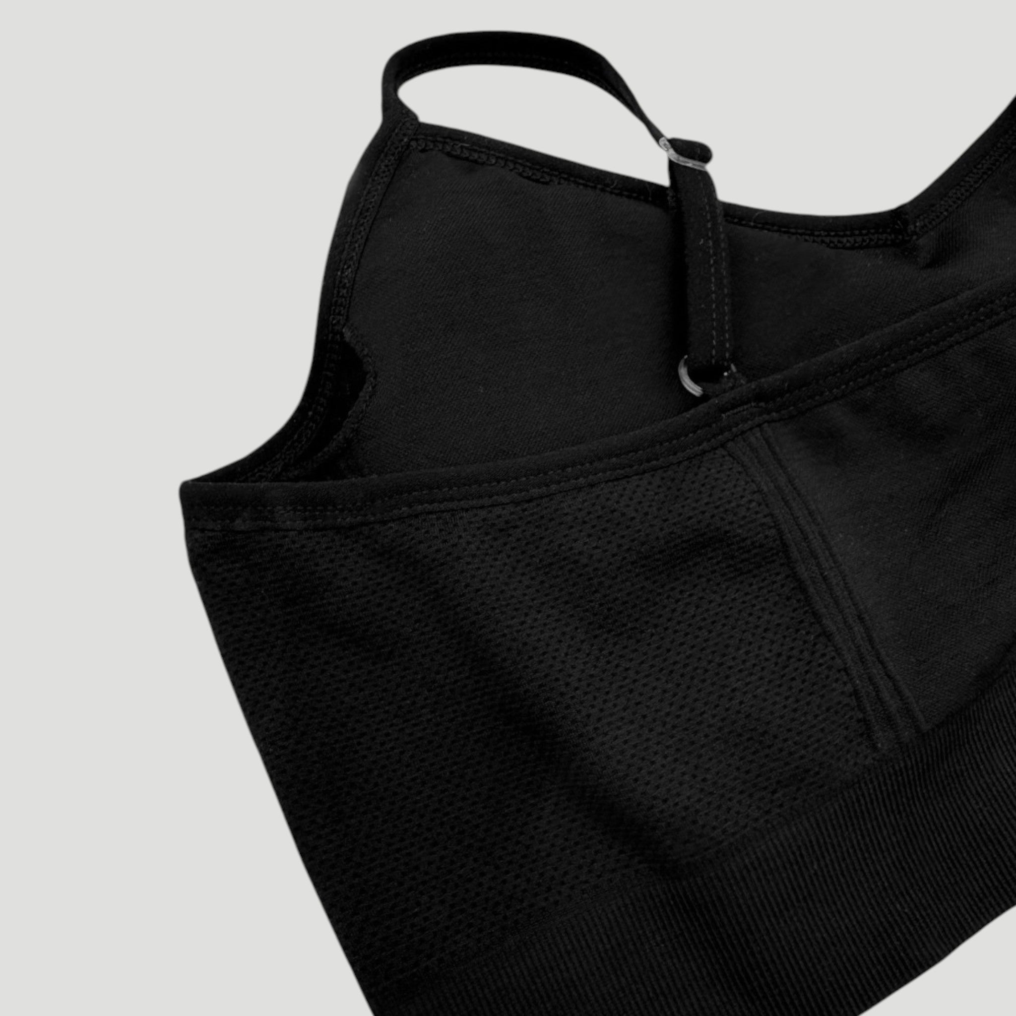 HYVEST Bügelloser wattierter BH in Schwarz Bralette für Frauen