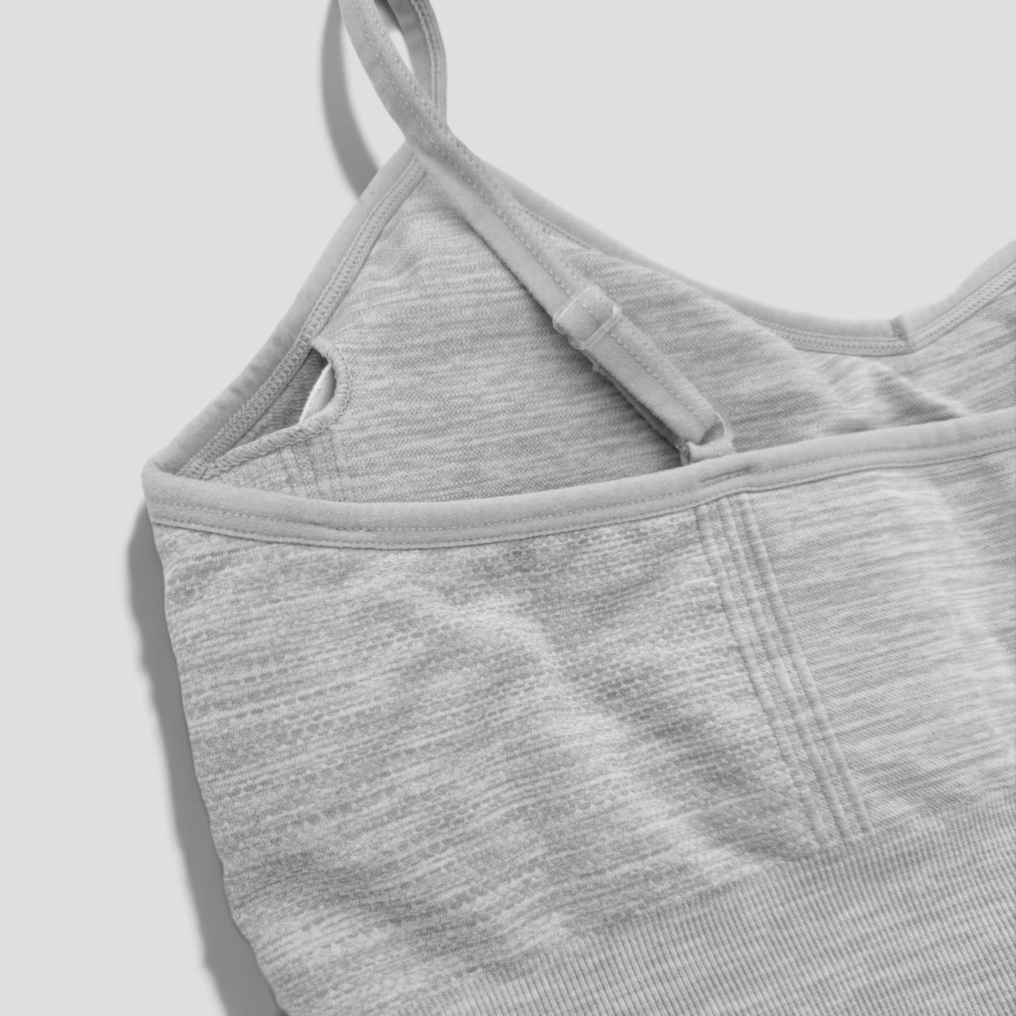 HYVEST Bralette in Grau ohne Bügel leicht wattiert