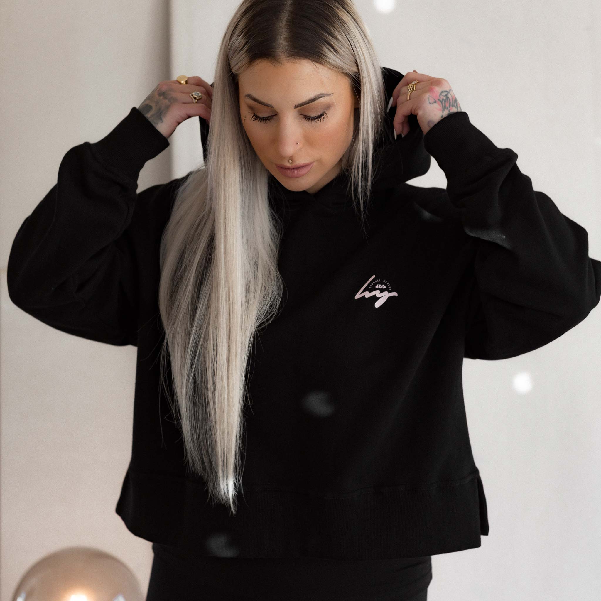 HYVEST Hoodie Backprint mit Kapuze für Damen