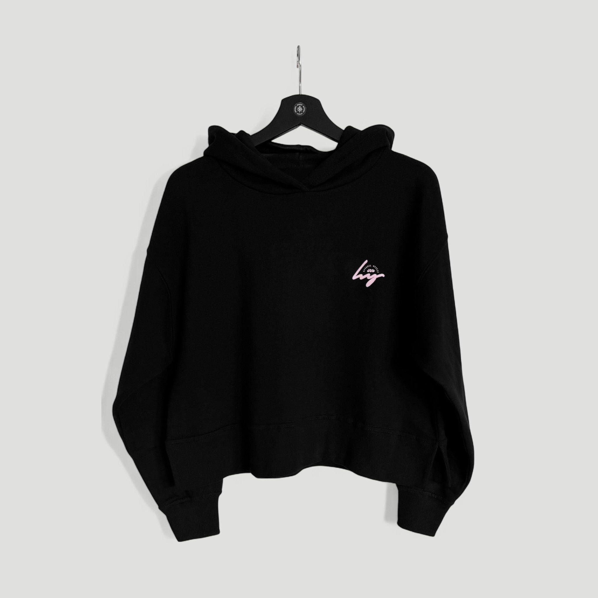 HYVEST Hoodie Backprint Leo Cropped Front
