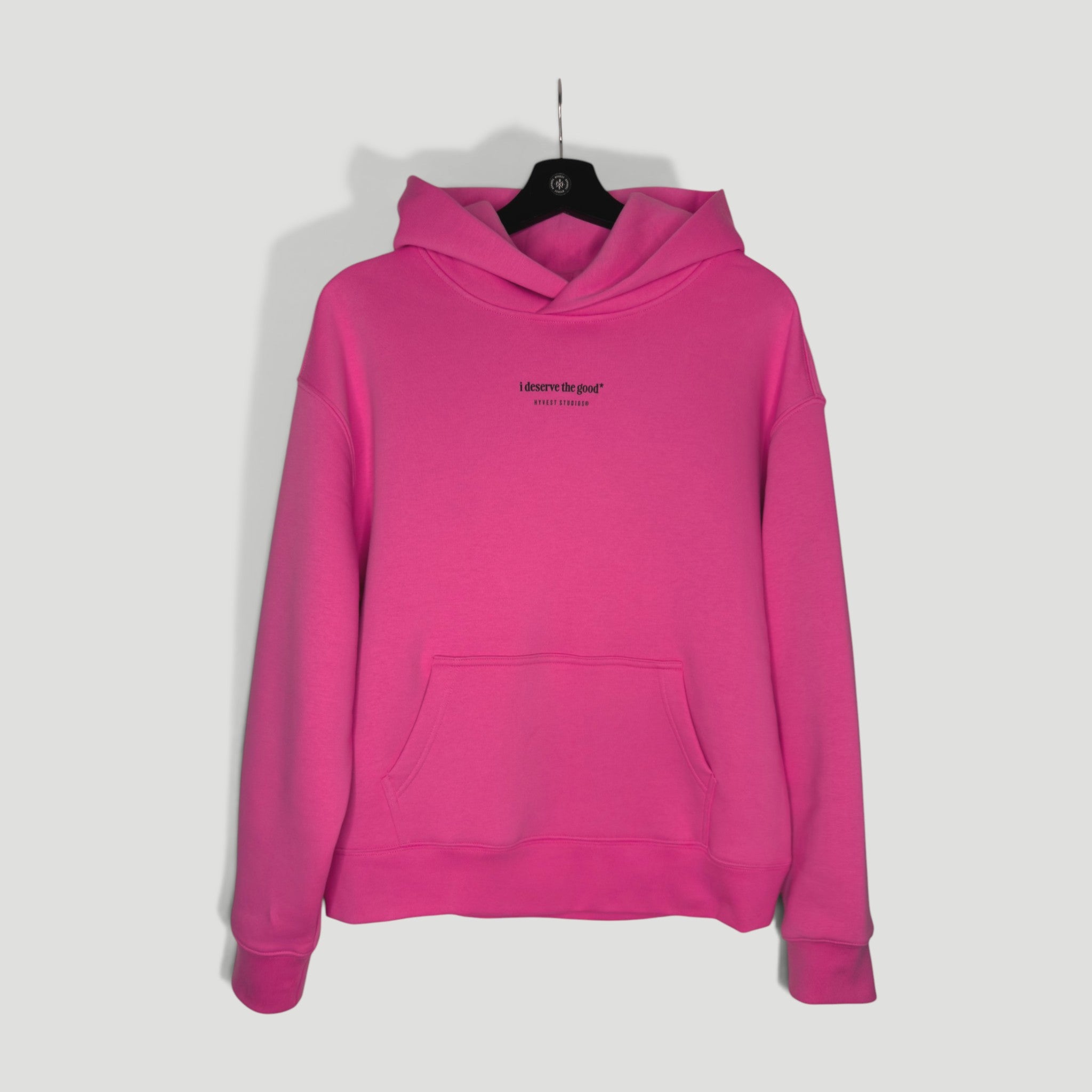 HYVEST Hoodie Backprint Mindest Pink für Frauen Damen Kapuzenpullover