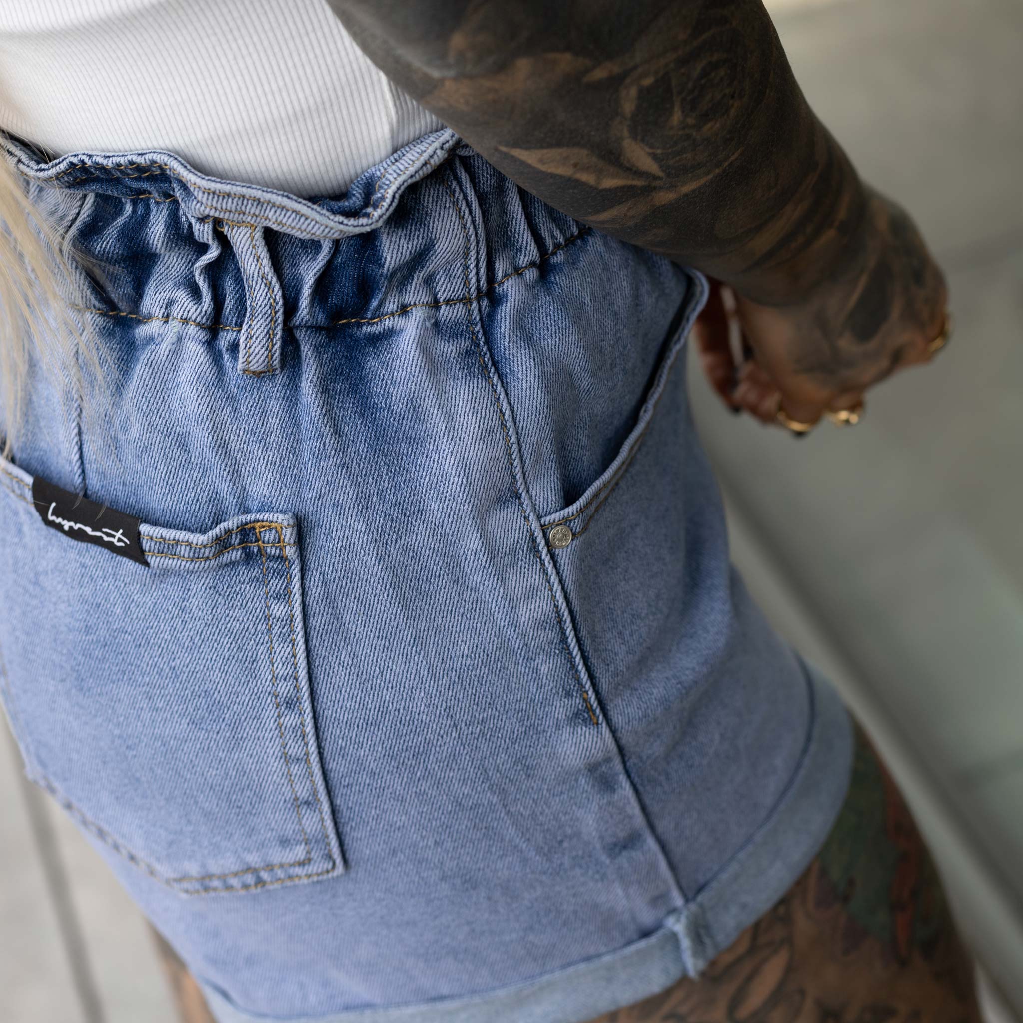 HYVEST Jeans Shorts High Waist für Frauen