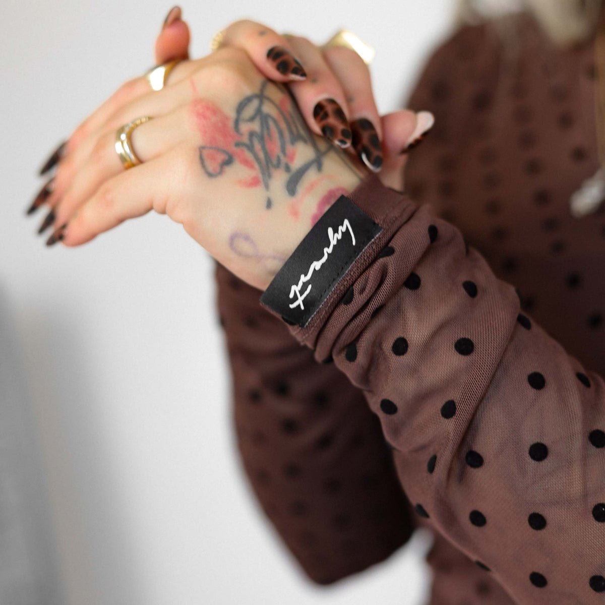 Longsleeve Mesh Punkte