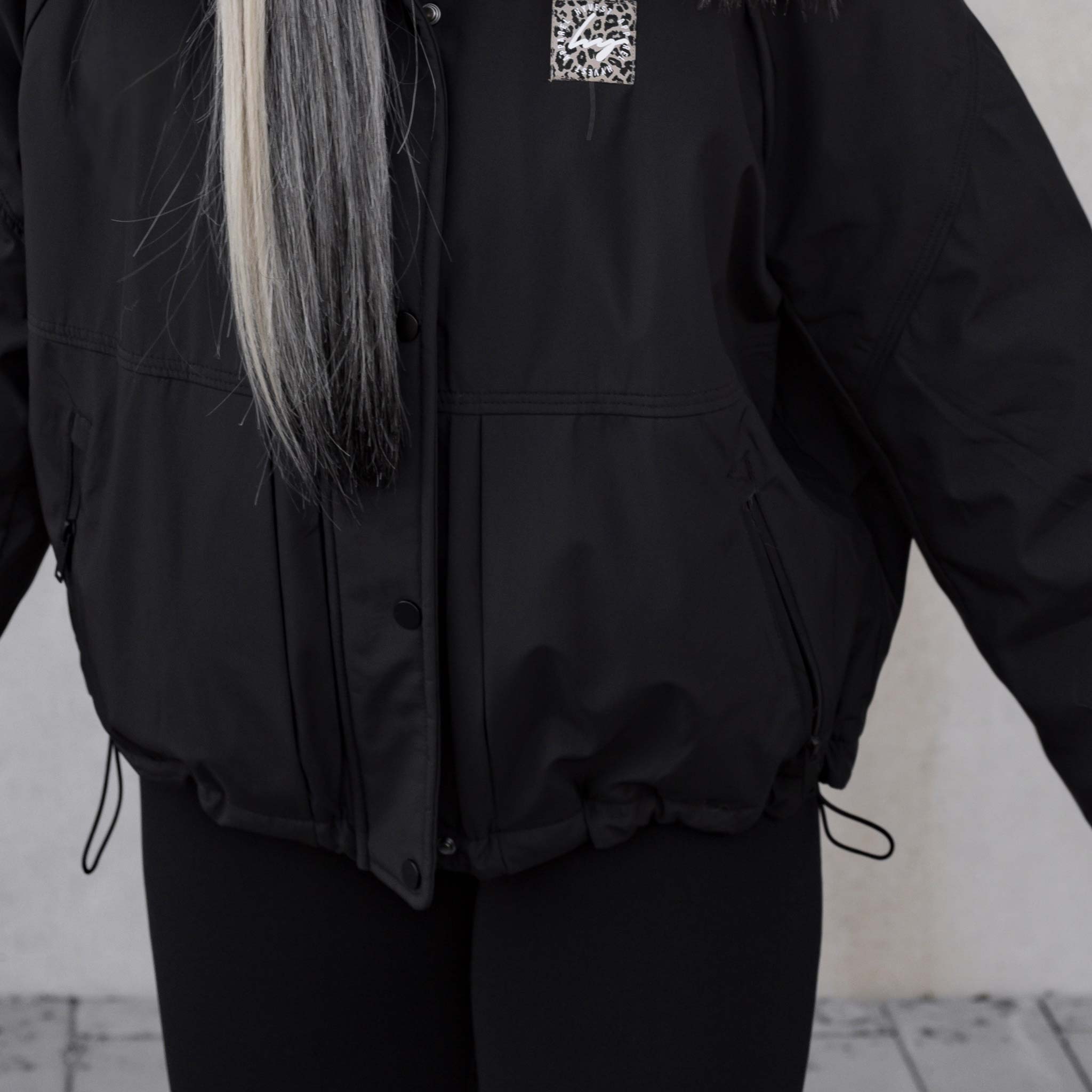 HYVEST wasserfester Damenparka mit Seitentaschen, Reißverschluss und Druckknöpfen