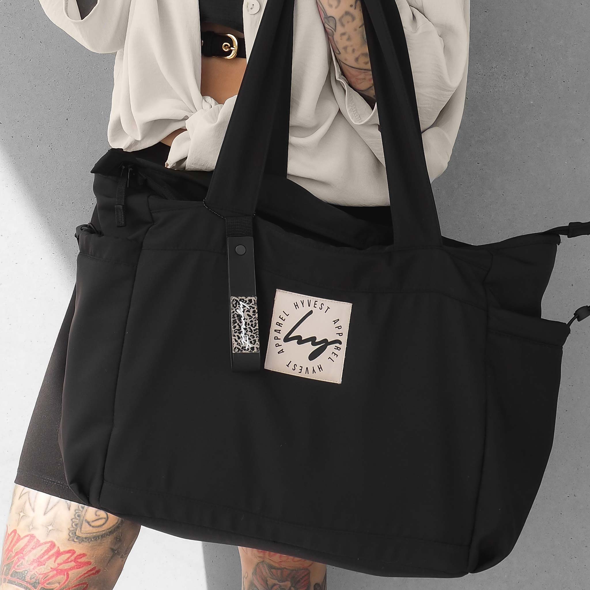 HYVEST Schlüsselband schwarz als Taschenanhänger