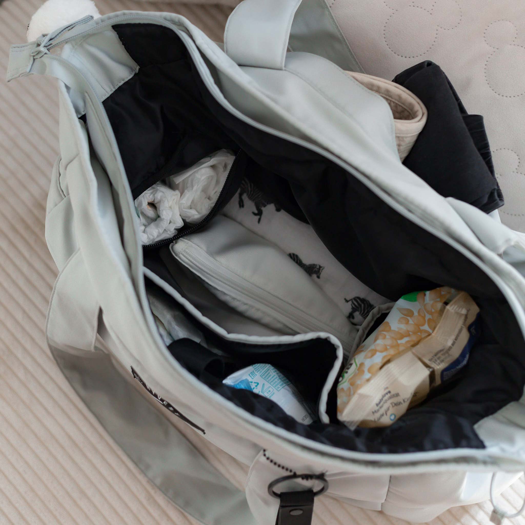 HYVEST Mitgrüne Wickeltasche mit Befestigung am Kinderwagen