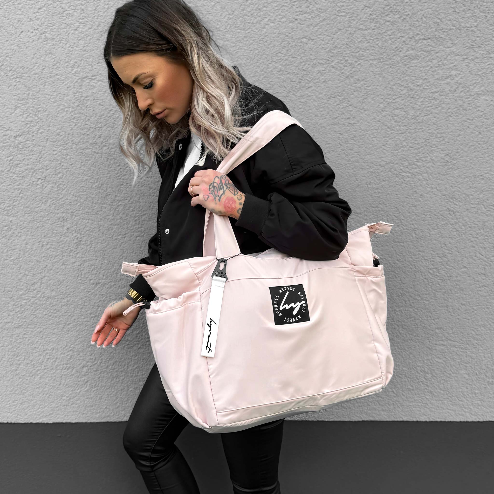 HYVEST Schultertasche XXL Größe Alltagstasche Damen