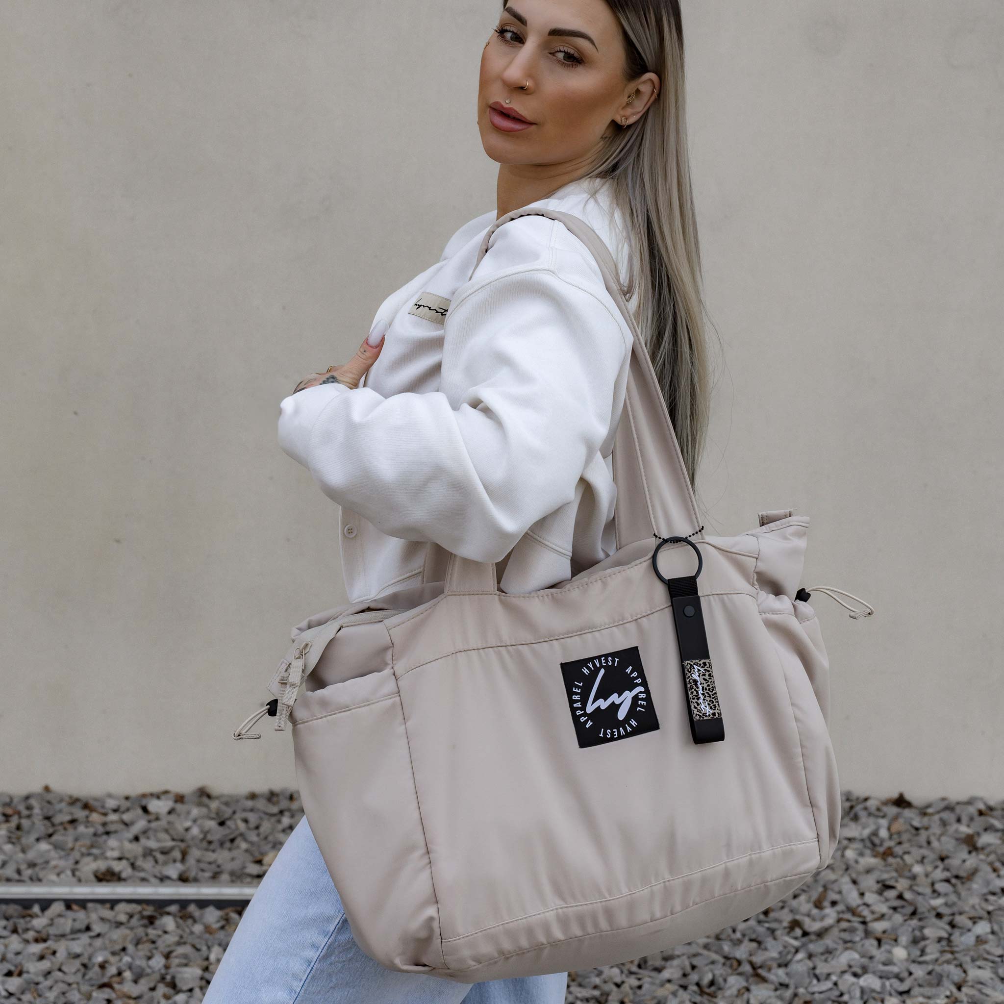 HYVEST Große Alltagstasche zum Damen Outfit Frühling