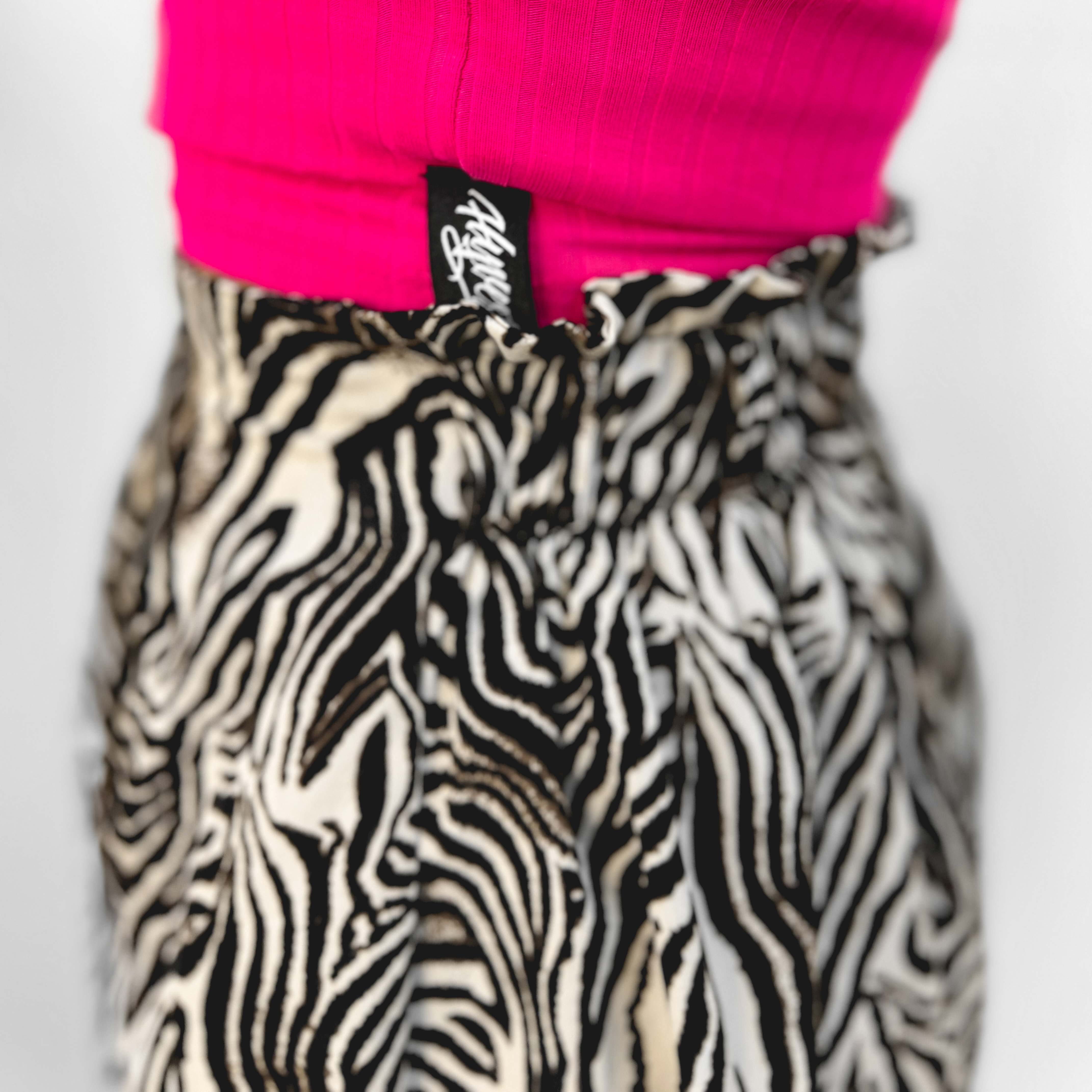 HYVEST Sommer Shorts Zebra Muster für Frauen