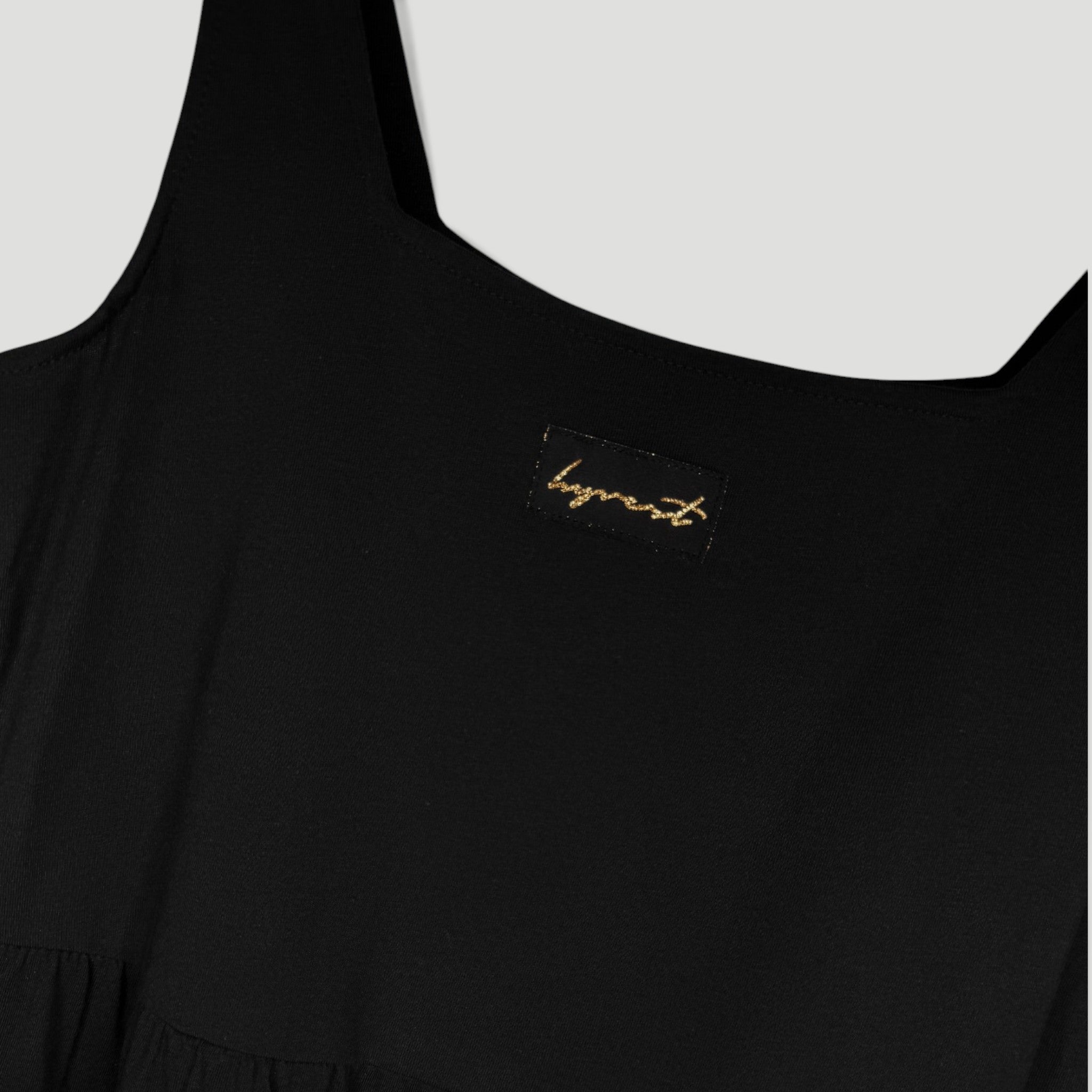 Sommerkleid Schwarz Baumwolle