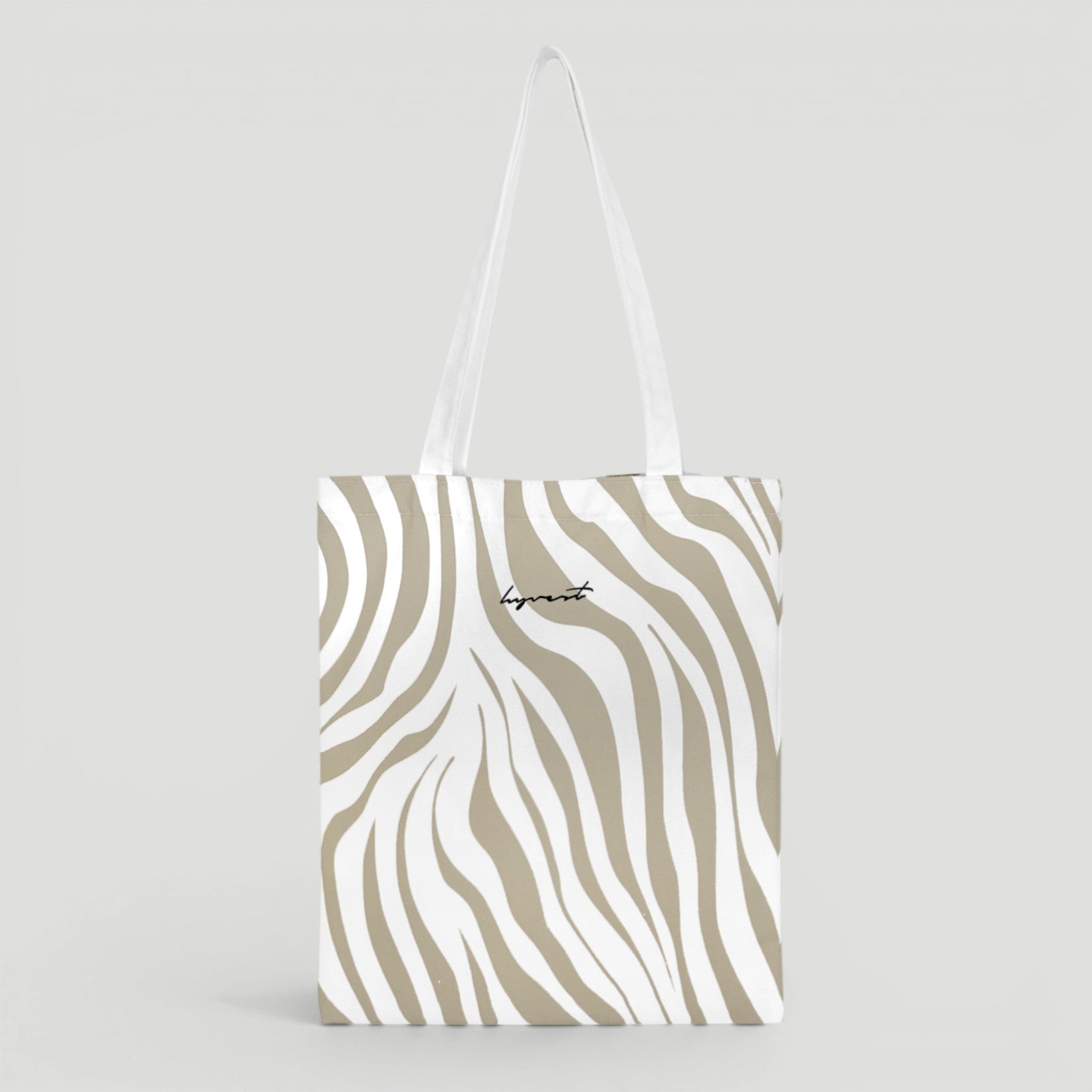 HYVEST Stoff Tasche Canvas mit Zebra Print