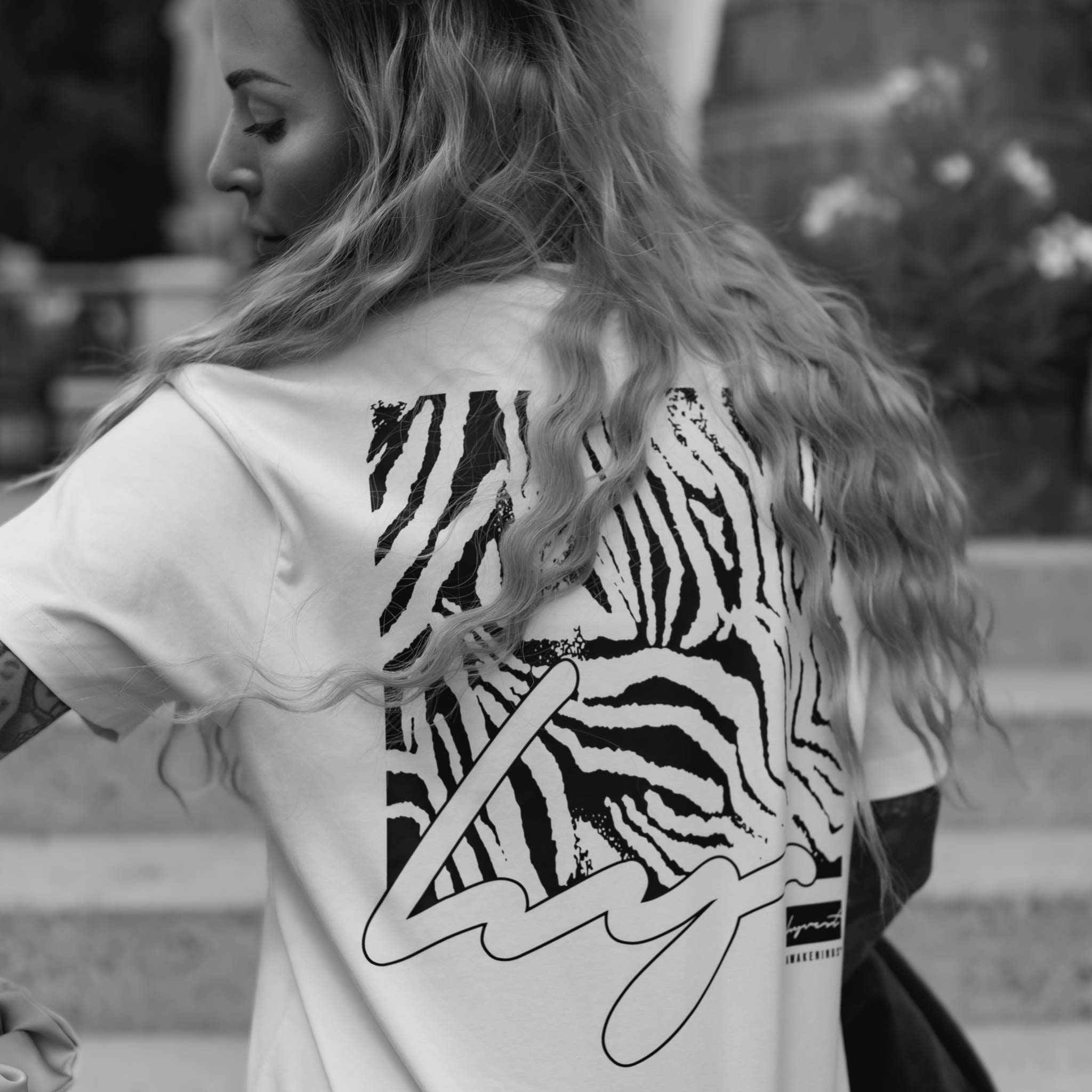 HYVEST Sommer Outfit T-Shirt mit Backprint