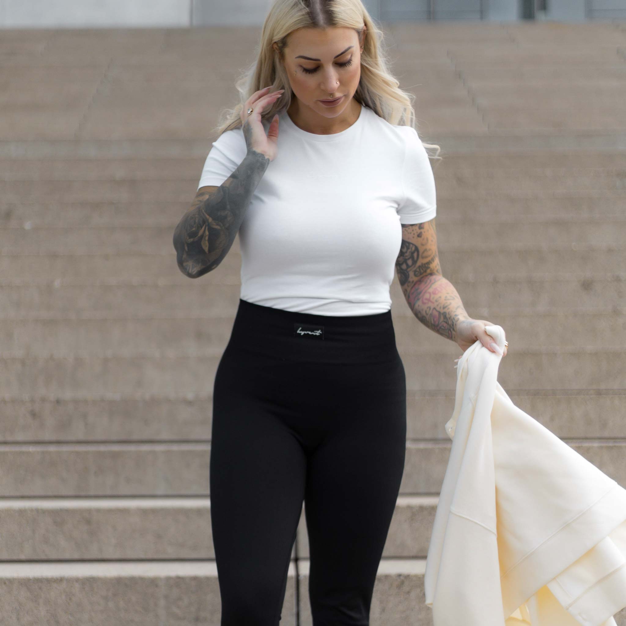 HYVEST Freizeit Outfit T-Shirt und Leggings