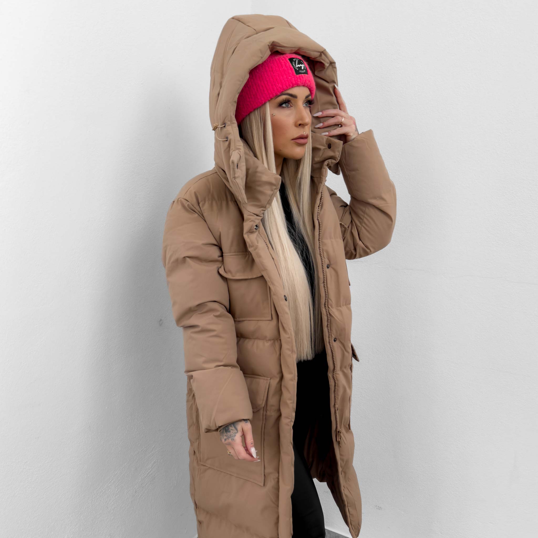 HYVEST Frauen Winterparka Lang Supreme in der Farbe Warmes Mittelbraun
