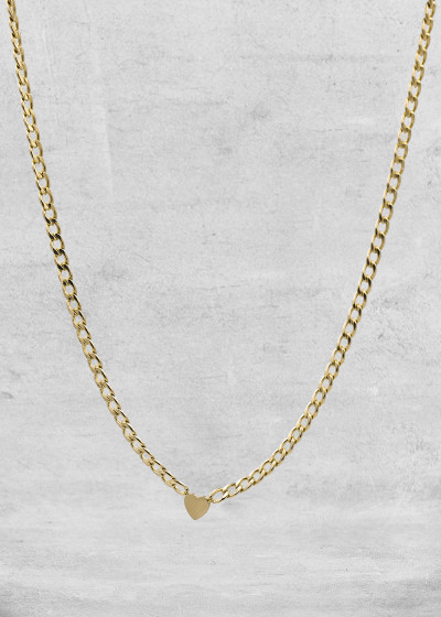 Big Heart Necklace gold