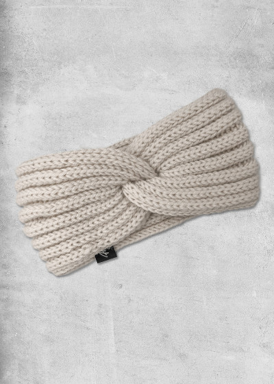 Stirnband Cream Knit