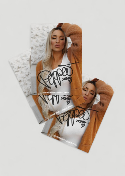 Autogramm Pepper Blondie