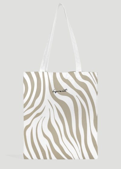 Shopper Canvas Zebra