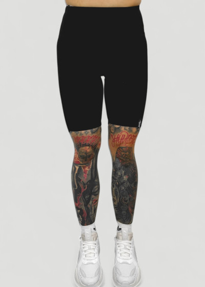 Black High Waist Shorties