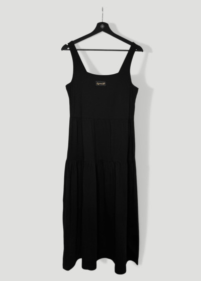 Summer-Dress Cotton Black