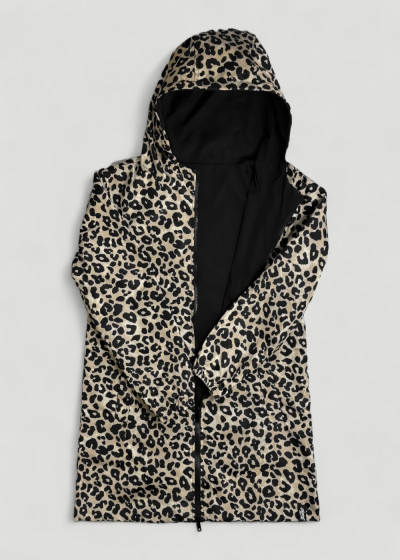 Leopard Beige Wendeparka