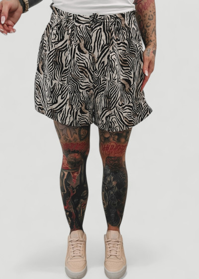 Zebra Flowy Shorts