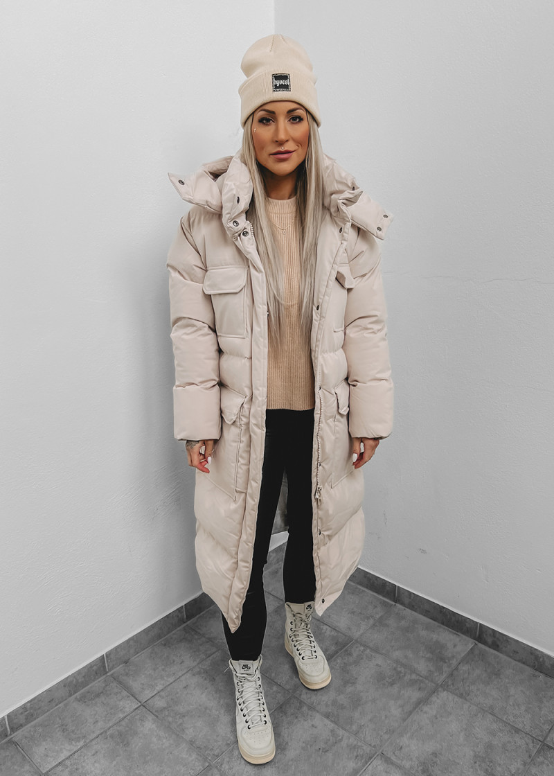 Cream Winter Parka Supreme HYVEST