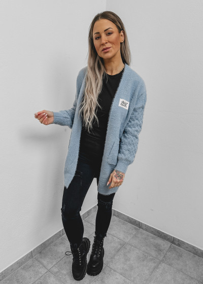 Moody Blue Soft Cardigan