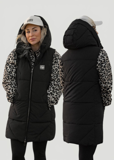 Weste Mid True Black