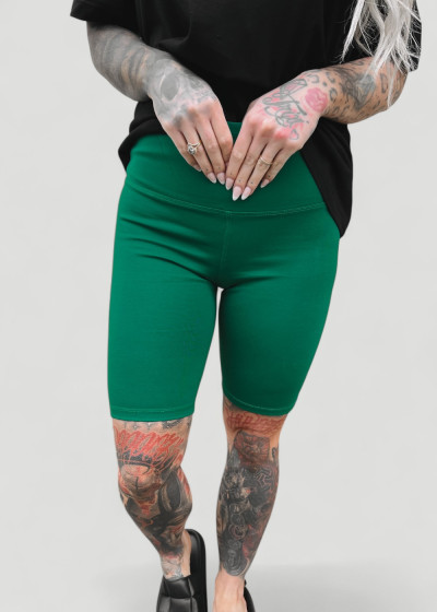 Emerald High Waist Shorties