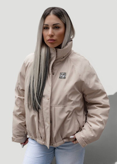 3in1 Parka Short Beige