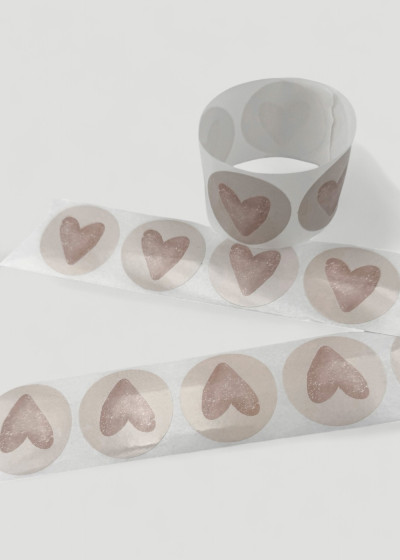 Gift Sticker Earthy Heart