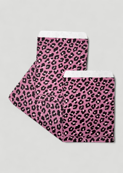 Paper Bags Leo Pink Black