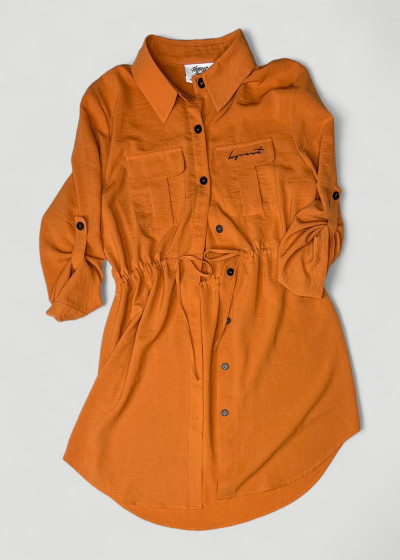 Intense Honey Long Blouson