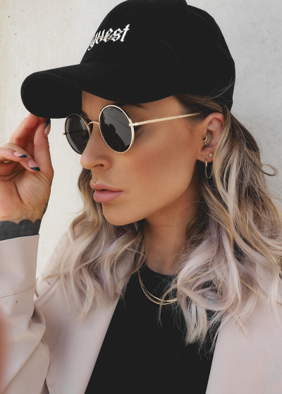 Baseball Cap White Brown Apparel