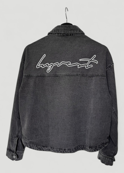 Oversized Jeansjacket Washed Grey