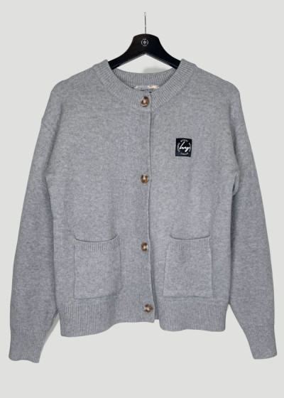 Cardigan Short Soft Grey
