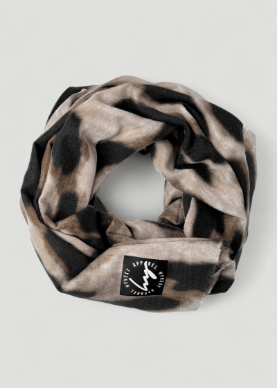 Schal Animal Beige