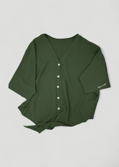 Olive Short Blouson