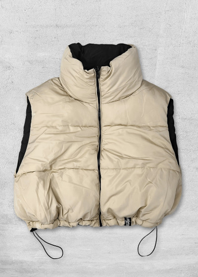 Shorty Double Vest Beige